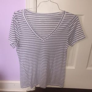 Old Navy Striped V-Neck